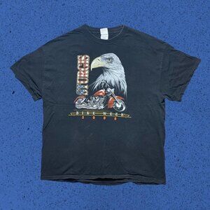 Y2k sturgis biker motorcycle t shirt